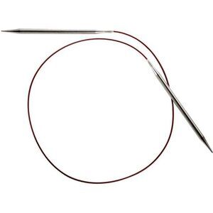 Red Lace Circular 32 inch (81cm) Stainless Steel Knitting Needle Size